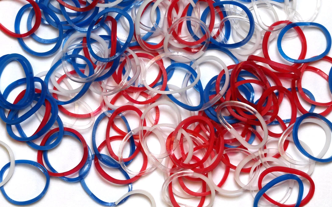 Choon's Design LLC Rainbow Loom Rubber Bands RL Band (Opaque) Patriot 3 Choon's Design LLC Rainbow Loom Rubber Bands RL Band (Opaque) Patriot