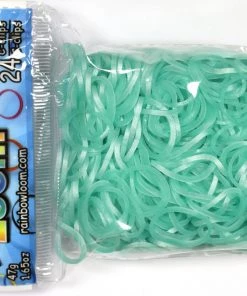 Choon's Design LLC Rainbow Loom Rubber Bands RL Band (Pearl 600) Caribbean Green