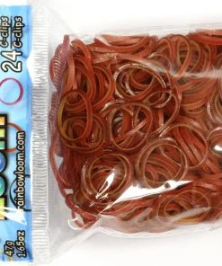 Choon's Design LLC RL Band (Pearl 600) Sparkle Maroon Rainbow Loom Rubber Bands