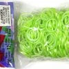 Rainbow Loom USA Webstore RL Band (Pearl 300) Neon Lime Green & White