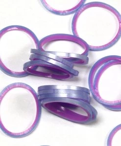 Rainbow Loom USA Webstore RL Band (Pearl 300) Turquoise & Hot Pink Rainbow Loom Rubber Bands