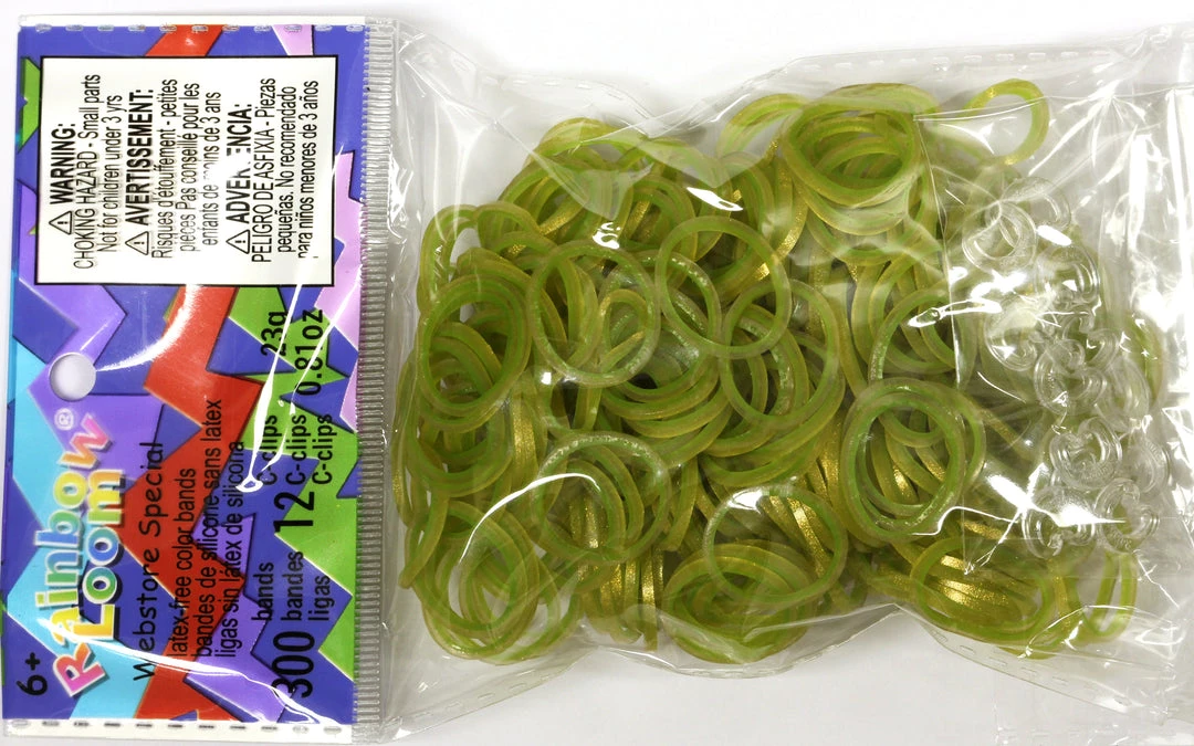 Rainbow Loom USA Webstore RL Band (Persian 300) Lime Green 1 Rainbow Loom USA Webstore RL Band (Persian 300) Lime Green