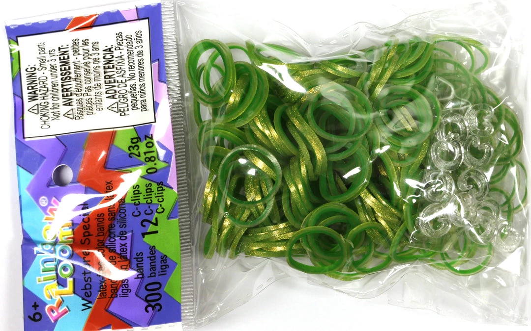 Rainbow Loom USA Webstore RL Band (Persian 300) Teal Green 1 Rainbow Loom USA Webstore RL Band (Persian 300) Teal Green