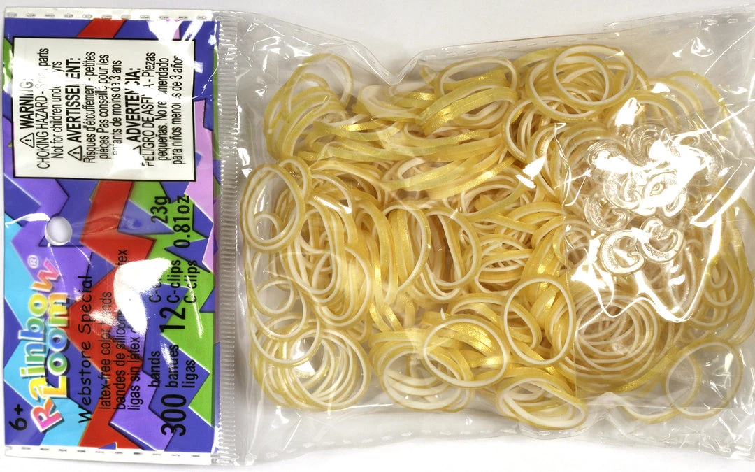 Rainbow Loom USA Webstore Rainbow Loom Rubber Bands RL Band (Persian 300) White 1 Rainbow Loom USA Webstore Rainbow Loom Rubber Bands RL Band (Persian 300) White