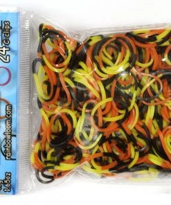 Choon's Design LLC RL Band (Spooky) Pumpkin Patch Glow Rainbow Loom Rubber Bands
