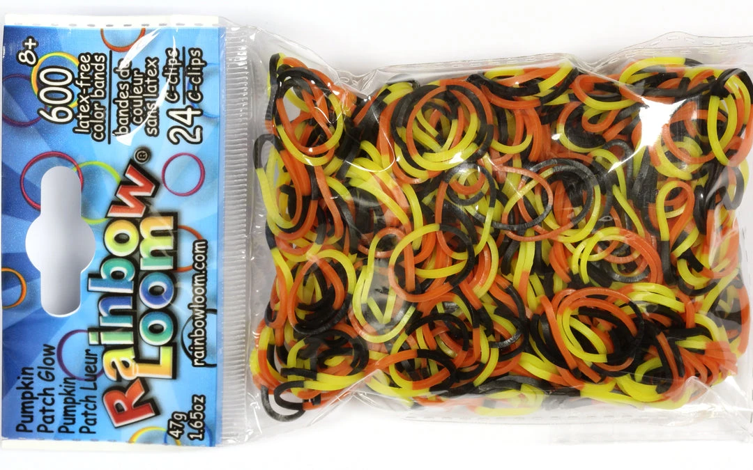 Choon's Design LLC RL Band (Spooky) Pumpkin Patch Glow Rainbow Loom Rubber Bands 1 Choon's Design LLC RL Band (Spooky) Pumpkin Patch Glow Rainbow Loom Rubber Bands