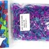 Rainbow Loom USA Webstore Rainbow Loom Rubber Bands RL Band (Tie-Dye) Purple + Turquoise Jelly