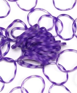 Rainbow Loom USA Webstore RL Band (Tie-Dye) Purple + White