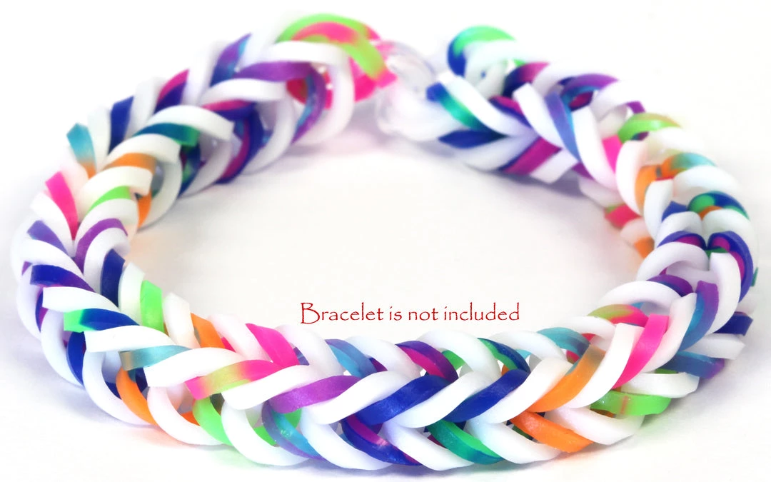 Choon's Design LLC RL Band (Jelly) Rainbow Tie-Dye Rainbow Loom Rubber Bands 4 Choon's Design LLC RL Band (Jelly) Rainbow Tie-Dye Rainbow Loom Rubber Bands