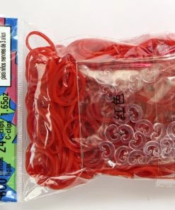 Choon's Design LLC Rainbow Loom Rubber Bands RL Band (Jelly) Red