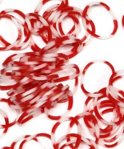 Rainbow Loom USA Webstore RL Band (Tie-Dye) Red + White Rainbow Loom Rubber Bands