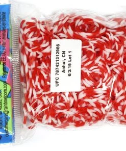 Rainbow Loom USA Webstore RL Band (Tie-Dye) Red + White Rainbow Loom Rubber Bands