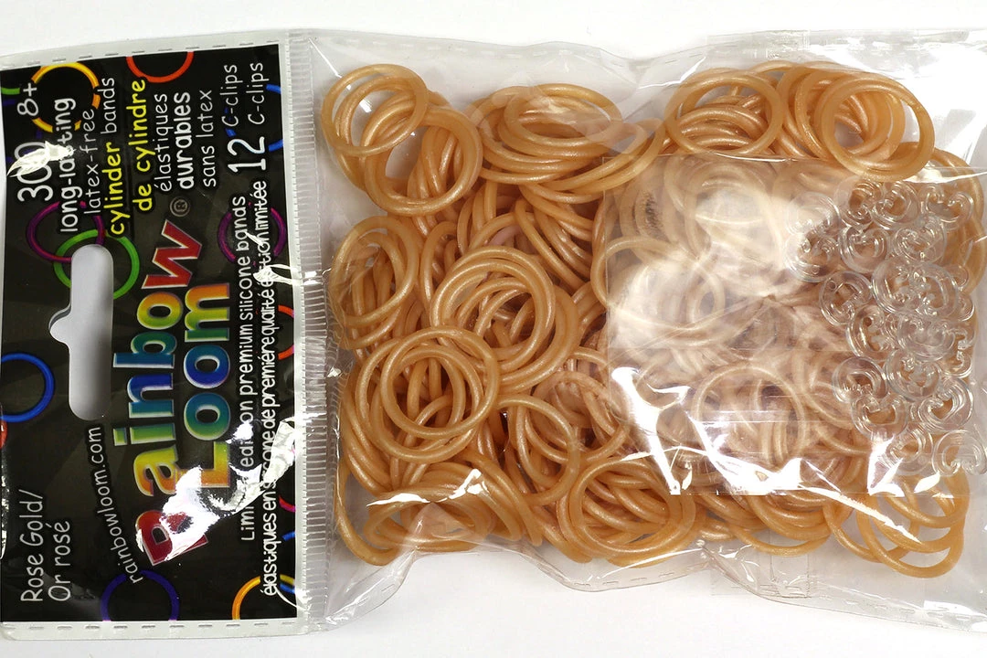 Rainbow Loom USA Webstore RL Band (Cylindric) Rose Gold Rainbow Loom Rubber Bands 1 Rainbow Loom USA Webstore RL Band (Cylindric) Rose Gold Rainbow Loom Rubber Bands