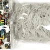 Choon's Design LLC RL Band (Silicone 600) White Diamond Glitter Rainbow Loom Rubber Bands