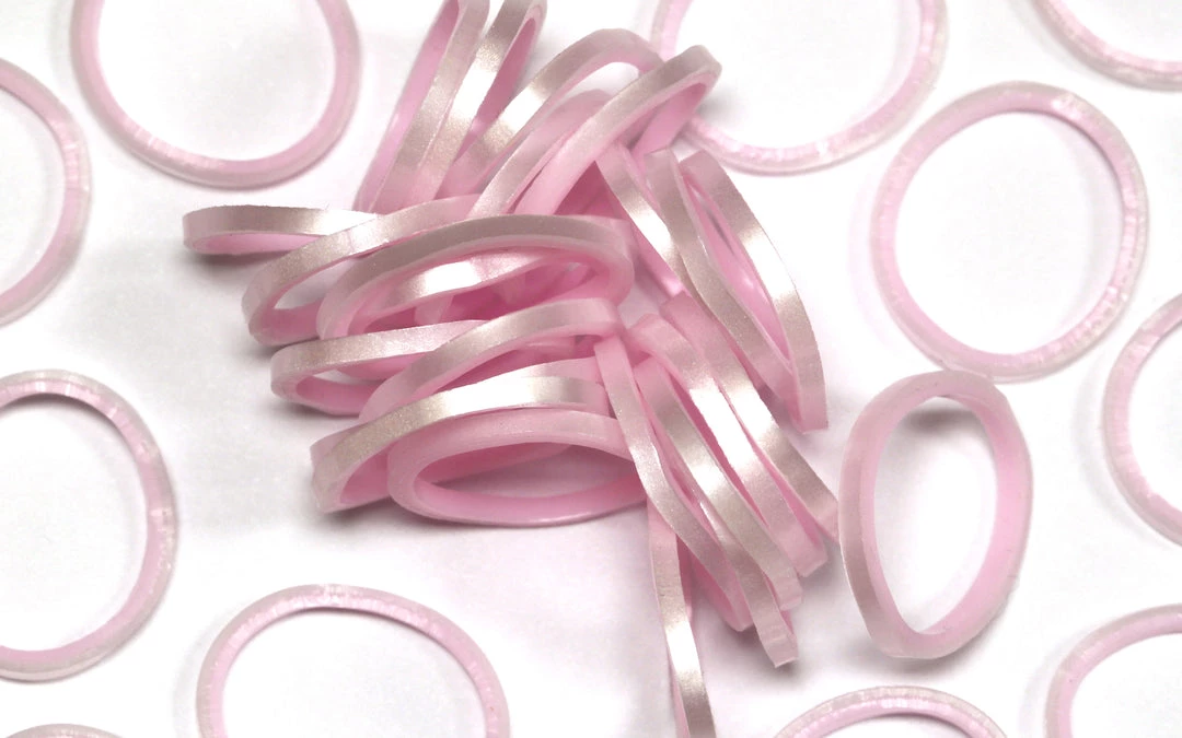 Rainbow Loom USA Webstore RL Band (Silk 300) Pearl & Baby Pink 2 Rainbow Loom USA Webstore RL Band (Silk 300) Pearl & Baby Pink