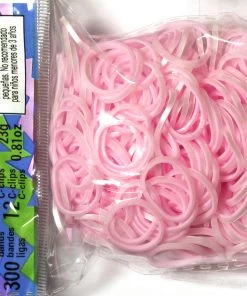 Rainbow Loom USA Webstore RL Band (Silk 300) Pearl & Baby Pink