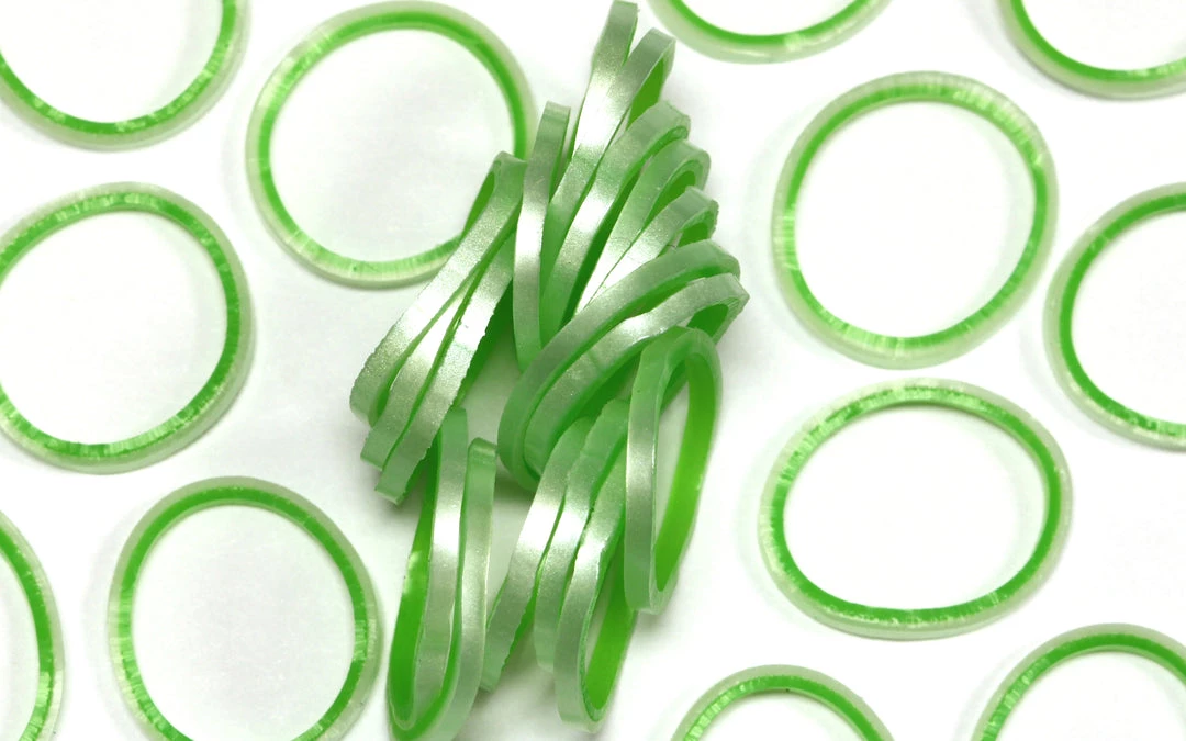 Rainbow Loom USA Webstore Rainbow Loom Rubber Bands RL Band (Silk 300) Pearl & Neon Green 3 Rainbow Loom USA Webstore Rainbow Loom Rubber Bands RL Band (Silk 300) Pearl & Neon Green