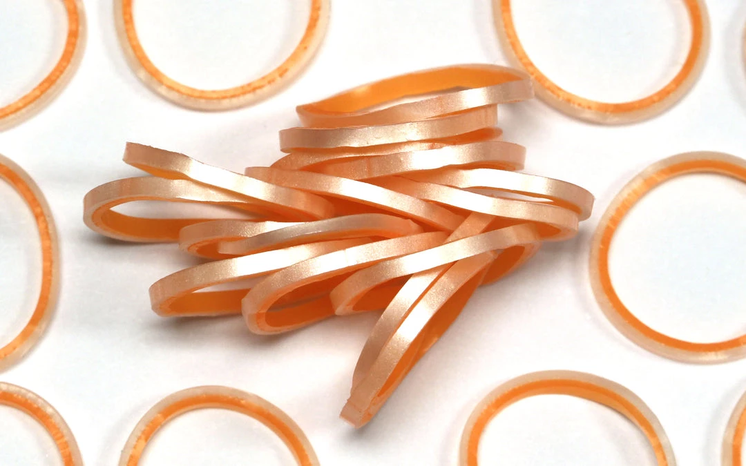 Rainbow Loom USA Webstore RL Band (Silk 300) Pearl & Neon Orange Rainbow Loom Rubber Bands 2 Rainbow Loom USA Webstore RL Band (Silk 300) Pearl & Neon Orange Rainbow Loom Rubber Bands