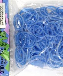Rainbow Loom USA Webstore Rainbow Loom Rubber Bands RL Band (Silk 300) Pearl & Ocean Blue