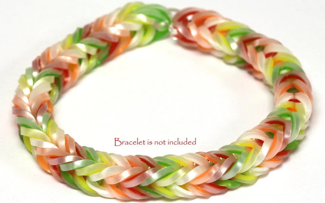 Rainbow Loom USA Webstore RL Band (Silk 300) Pearl & White 2 Rainbow Loom USA Webstore RL Band (Silk 300) Pearl & White