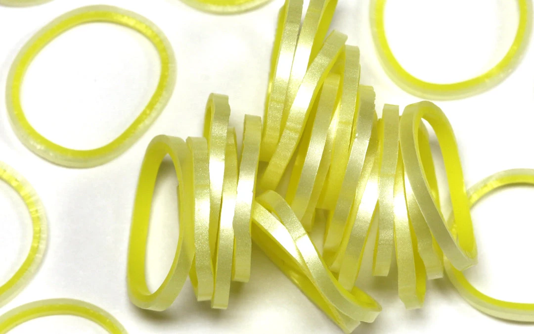 Rainbow Loom USA Webstore Rainbow Loom Rubber Bands RL Band (Silk 300) Pearl & Yellow 2 Rainbow Loom USA Webstore Rainbow Loom Rubber Bands RL Band (Silk 300) Pearl & Yellow