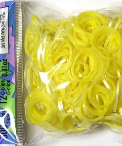 Rainbow Loom USA Webstore Rainbow Loom Rubber Bands RL Band (Silk 300) Pearl & Yellow