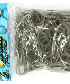 Choon's Design LLC Rainbow Loom Rubber Bands RL Band (Jelly) Silver