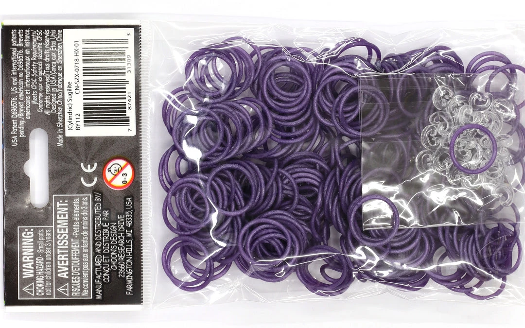 Rainbow Loom USA Webstore Rainbow Loom Rubber Bands RL Band (Cylindric) Sugilite 1 Rainbow Loom USA Webstore Rainbow Loom Rubber Bands RL Band (Cylindric) Sugilite