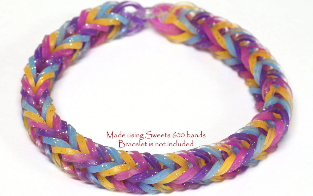 Choon's Design LLC RL Band (Sweets 600) Baby Blue Fairy Rainbow Loom Rubber Bands 3 Choon's Design LLC RL Band (Sweets 600) Baby Blue Fairy Rainbow Loom Rubber Bands