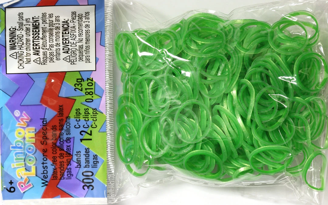 Rainbow Loom USA Webstore Rainbow Loom Rubber Bands RL Band (Sweets 300) Dark Green 1 Rainbow Loom USA Webstore Rainbow Loom Rubber Bands RL Band (Sweets 300) Dark Green