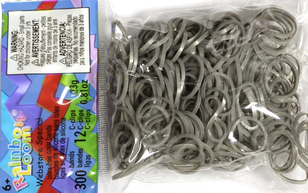 Rainbow Loom USA Webstore RL Band (Sweets 300) Grey Rainbow Loom Rubber Bands 1 Rainbow Loom USA Webstore RL Band (Sweets 300) Grey Rainbow Loom Rubber Bands