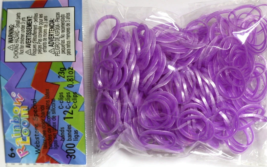 Rainbow Loom USA Webstore RL Band (Sweets 300) Purple 1 Rainbow Loom USA Webstore RL Band (Sweets 300) Purple