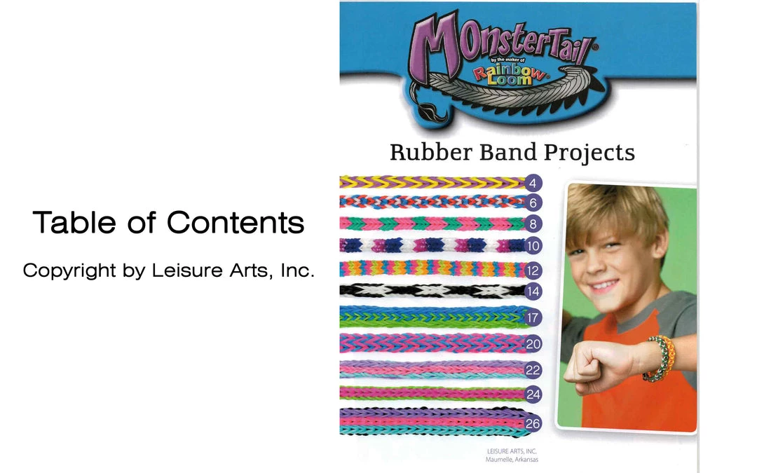 Rainbow Loom USA Webstore Book2: Monster Tail Rubber Band Projects 2 Rainbow Loom USA Webstore Book2: Monster Tail Rubber Band Projects