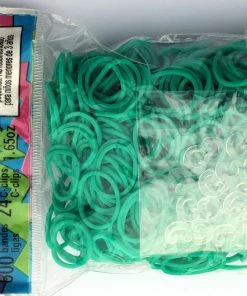 Choon's Design LLC Rainbow Loom Rubber Bands RL Band (Opaque) Teal