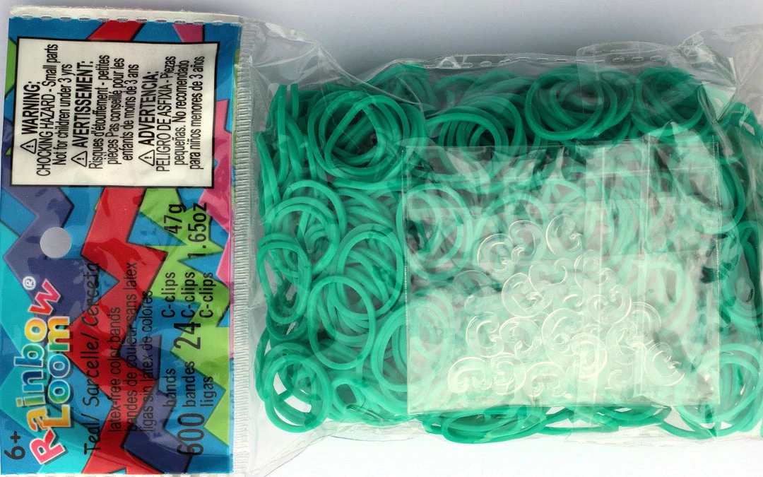 Choon's Design LLC Rainbow Loom Rubber Bands RL Band (Opaque) Teal 1 Choon's Design LLC Rainbow Loom Rubber Bands RL Band (Opaque) Teal