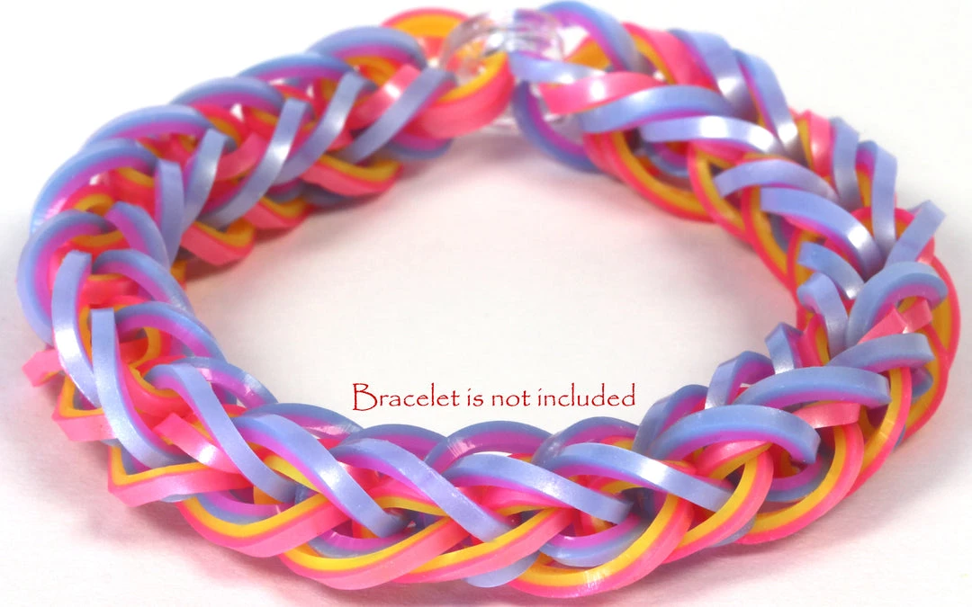 Rainbow Loom USA Webstore RL Band (Pearl 300) Neon Pink & Neon Yellow Rainbow Loom Rubber Bands 3 Rainbow Loom USA Webstore RL Band (Pearl 300) Neon Pink & Neon Yellow Rainbow Loom Rubber Bands