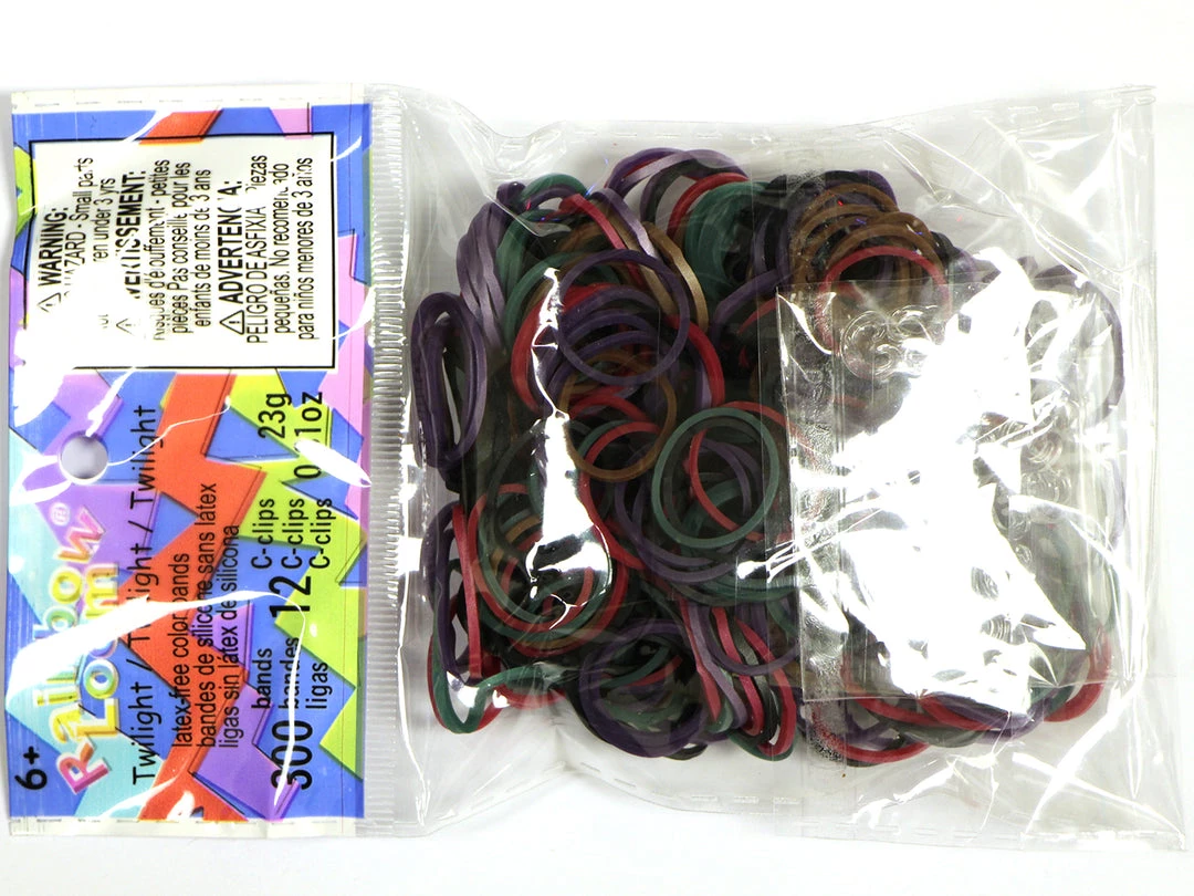 Rainbow Loom USA Webstore RL Band (Silicone 300) Twilight (a.k.a Halloween) Theme 1 Rainbow Loom USA Webstore RL Band (Silicone 300) Twilight (a.k.a Halloween) Theme