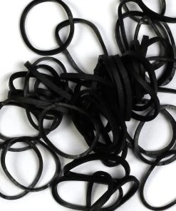 Choon's Design LLC RL Band (Opaque) Very Black Rainbow Loom Rubber Bands