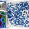 Rainbow Loom USA Webstore RL Band (Limited Edition) White N Deep Sea Blue Rainbow Loom Rubber Bands