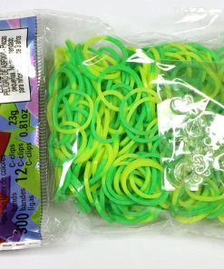 Choon's Design LLC RL Band (Silicone 300) Yellow-Green Rainbow Loom Rubber Bands