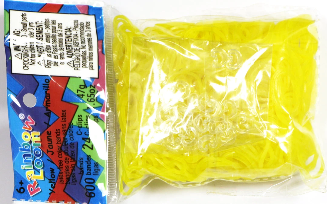 Choon's Design LLC Rainbow Loom Rubber Bands RL Band (Jelly) Yellow 1 Choon's Design LLC Rainbow Loom Rubber Bands RL Band (Jelly) Yellow